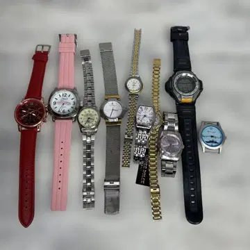 작동품 시계 10점 일괄 관리번호 97 Pierre cardin 등