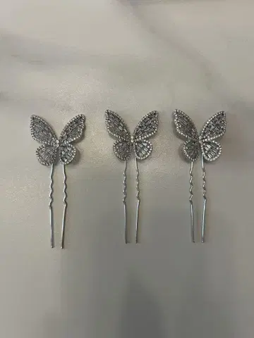 STELLA BRIDAL 나비 모양 헤어핀 세트