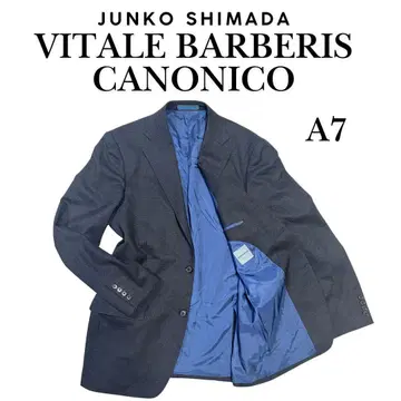 새상품급 카노니코 원단 A7 사이즈 테일러 자켓 JUNKO SHIMADA