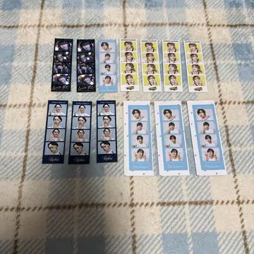 후지와라 죠이치로 포토 카드 13장