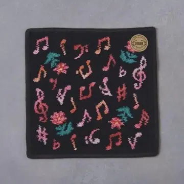 완판템 UNITED ARROWS x FEILER 뮤직 플라워 손수건