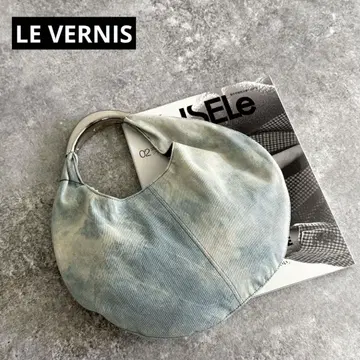 LE VERNIS 데님 스컬 핸드백 S 라이트 블루