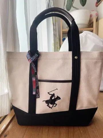 POLO CLUB 토트 백 빅 비버리힐즈