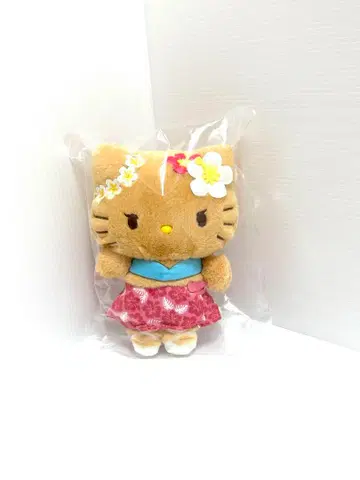 새상품 선탠 키티 토코나츠 바케이션 마스코트 키링 핑크