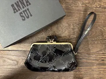 ANNA SUI 가마구치 파우치 ( 소가죽 )