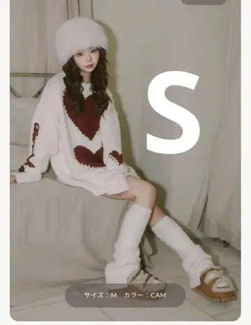 미사용 새상품 페이크 무스탕 벨트 슬립온 S CAM Darich 다리치