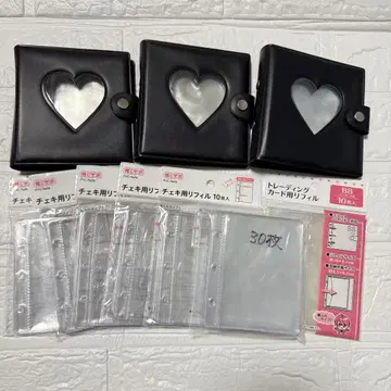3COINS 덕질 PVC 트레이딩 카드 바인더/폴라로이드 리필