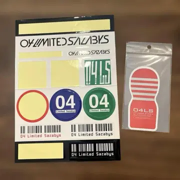 04 Limited Sazabys 스티커 세트