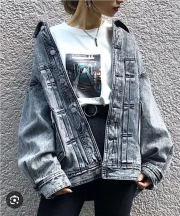 PAGEBOY 오버 사이즈 데님 자켓