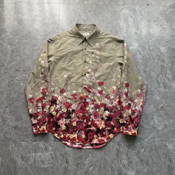 PaulSmith 폴스미스 꽃무늬 셔츠 올 패턴 플라워 긴팔 일본제