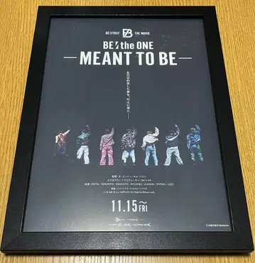 BE:FIRST BE:the ONE -MEANT TO BE 플라이어 액자