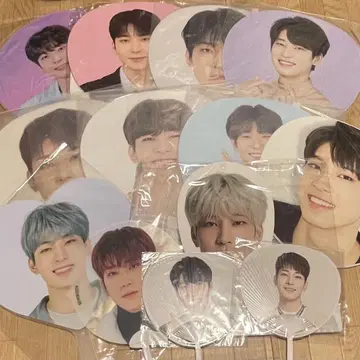 세븐틴 원우 부채 세트