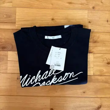 RILY Michael Jackson 콜라보 T셔츠 블랙