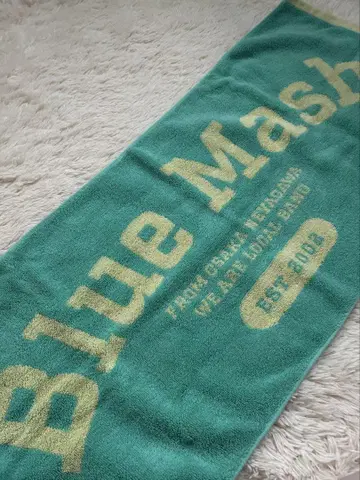 Blue Mash 로고 타월