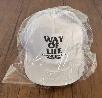 RATS MESH CAP 'WAY OF LIFE' 화이트 기무라 타쿠야