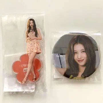 TWICE 5 아크릴 스탠드 캔뱃지 사나