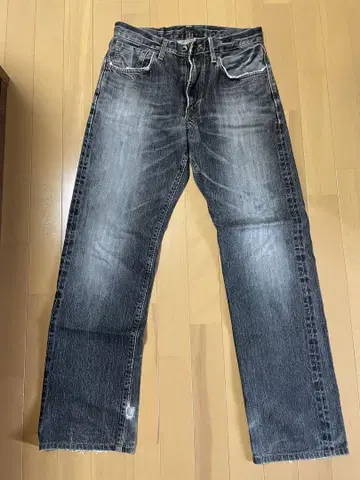 EDWIN 데님 팬츠 30 x 33 블랙 그레이