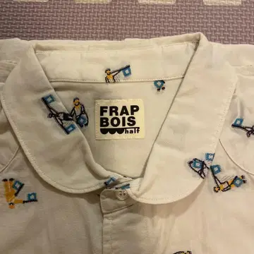 FRAP BOIS 자수 긴팔 셔츠