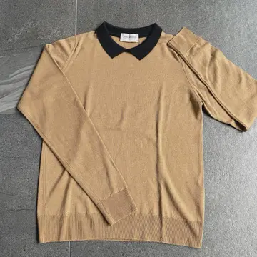 JOHN SMEDLEY 존스메들리 울 100% 카라 부착 니트 M