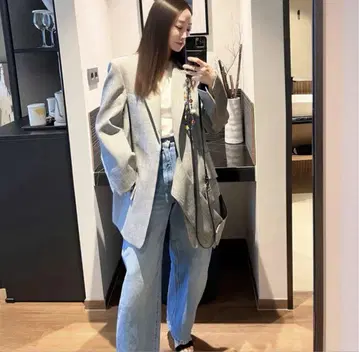 카미사키 메구미 착용 커브 데님 S