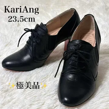 컨디션 최상 Kariang 부티 숏부츠 레드 밑창 23.5cm