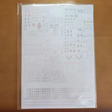 미사용품 건담 데칼 DX 07 기동전사 건담 철혈의 오펀스