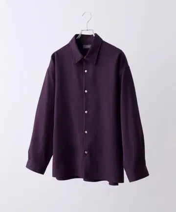 CLEL 벌룬 소매 셔츠 퍼플 XS