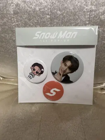 [한정판/SnowMan] 1st POP-UP 캔뱃지 세트 무카이 코지