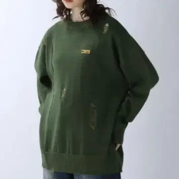 죠죠 콜라보 데미지 니트 지나시스