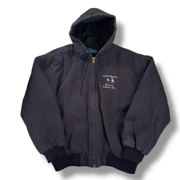 Tri-Mountain 액티브 자켓 덕 자켓 자수 네이비