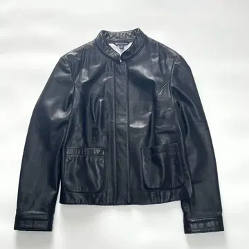 [ 컨디션 최상 ] 브룩스브라더스 싱글 가죽 자켓 양가죽 블랙 M