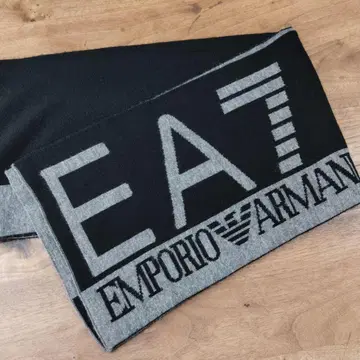 EA7 Emporio Armani 머플러 블랙 그레이