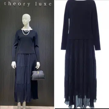 새상품 Theory luxe 21SS 정가 6.4만 이소재 롱 원피스
