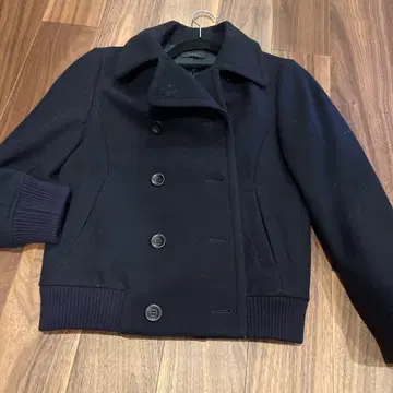 PASSIONE 네이비 피코트 울