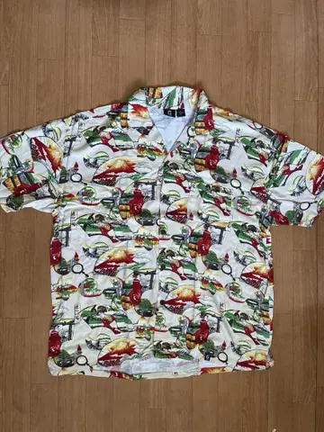 GUESS JEANS 하와이안 셔츠 XL