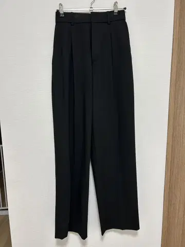 UNIQLO 턱 와이드 팬츠 XS 긴 길이