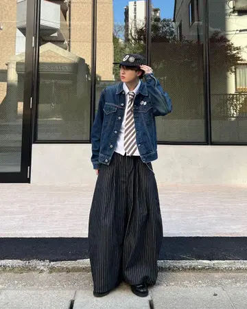 놈코어 데님 자켓 유니클로