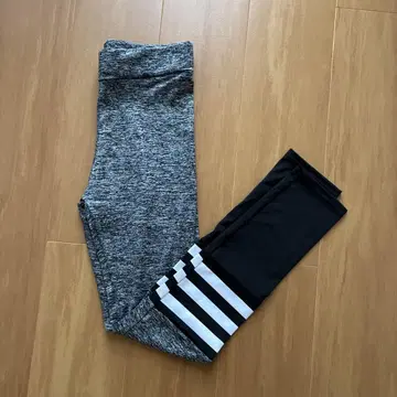 라인 레깅스 그레이
