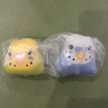 피곤할 땐 문조 주물럭 마스코트 잉꼬 그린 블루