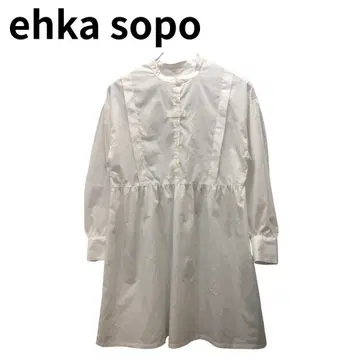ehka sopo 화이트 롱 원피스 심플 내추럴 봄
