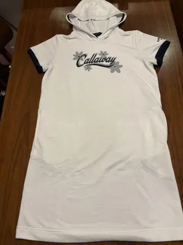 Callaway 후드 부착 원피스 화이트