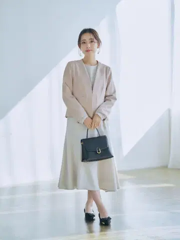 코히나 Cohina 더블 크로스 워셔블 자켓