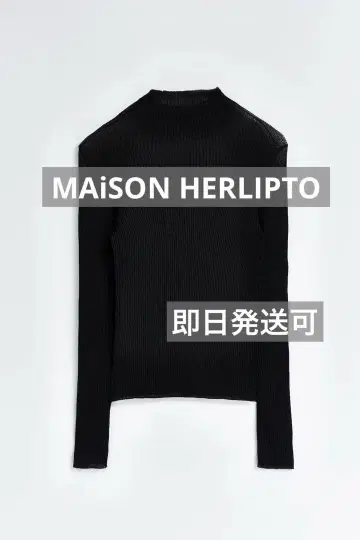 Vol.1 Sheer Knit Top black