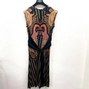[ M9 ] 레어 ETRO 페이즐리 무늬 맥시 원피스 46