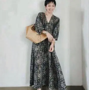 타카야마 미야코 씨 콜라보 ANCIENTALA TADO 인도 면 원피스