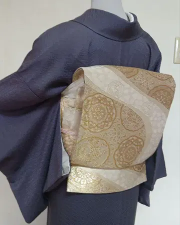 이중 북 만들기 오비 순수 실크 이부식 오비