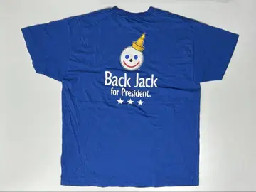 90's DELTA JACK IN THE BOX 블루 반팔T셔츠 XL