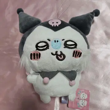 치이카와 x 산리오 캐릭터즈 인형 모몽가 쿠로미