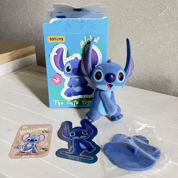 미사용 새상품 52toys 스티치 피규어 홀로그램 포함