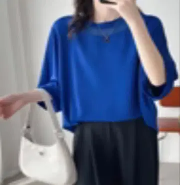 시어 절개 돌먼 풀오버 L